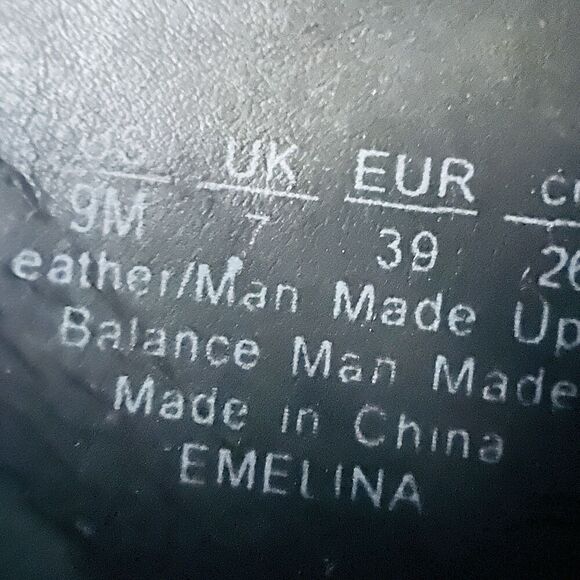 Franco Sarto Black & Gray Suede & Leather Side Zip Heeled Booties Womens Size 9M - Picture 8 of 8